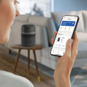 Зволожувач повітря Philips традиційне зволоження Series 4000, 44м2, 4,5л, 300мл/г, сенсорне, режим сну, нічник, чорний