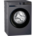Пральна машина Candy ProWash 300 фронтальна, 8кг, 1400, A, 48см, дисплей, пара, інвертор, люк чорний, cріблястий