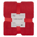 Плед ARDESTO Flannel 160х200см, 100% поліестер, червоний