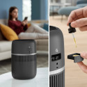 Зволожувач повітря Philips традиційне зволоження Series 4000, 44м2, 4,5л, 300мл/г, сенсорне, режим сну, нічник, чорний