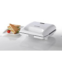 Сендвічмейкер Gorenje 700Вт, алюміній, 1 пластина-гриль , корпус-пластик, білий