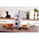 Кухонна машина Gorenje 800Вт, чаша-пластик, корпус-метал/пластик, насадок-6, білий