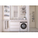 Пральна машина Candy фронтальна, 5кг, 1200, A, 42см, дисплей, інвертор, люк чорний, висота 70см, білий