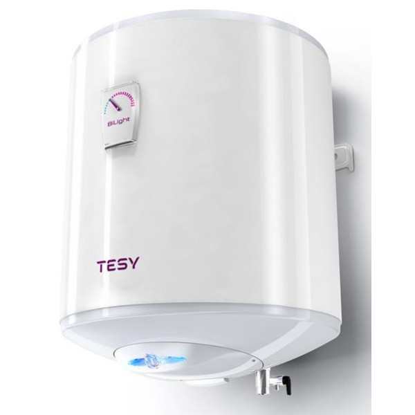 Водонагрівач електр. TESY Bilight 50V круглий GCV 504420 B11 TSRC, 50л, 2кВт, мех. кер-ння, C, білий