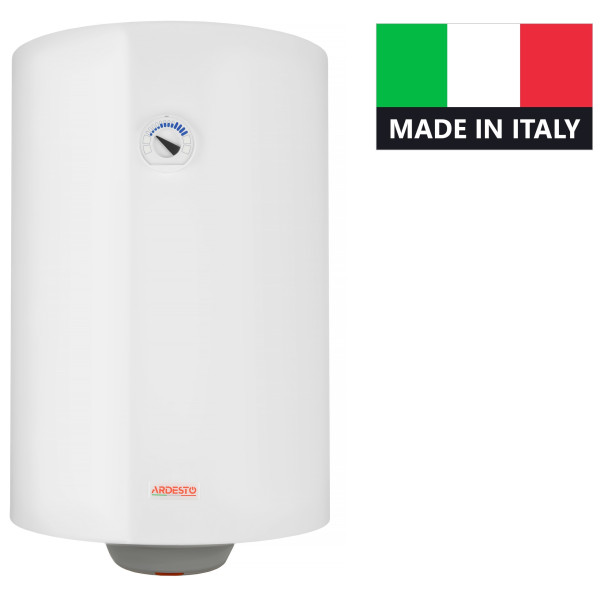 Водонагрівач електр. ARDESTO NEU NTS 80 V 1.5K EU2 круглий, 80л, 1,5кВт, мех. кер-ння, C, Італія, білий