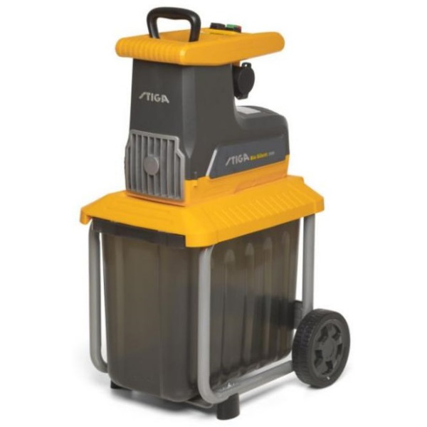 Подрібнювач садовий мережевий STIGA BIO_Silent2500 2500Вт 40мм 60л фреза 27.4кг