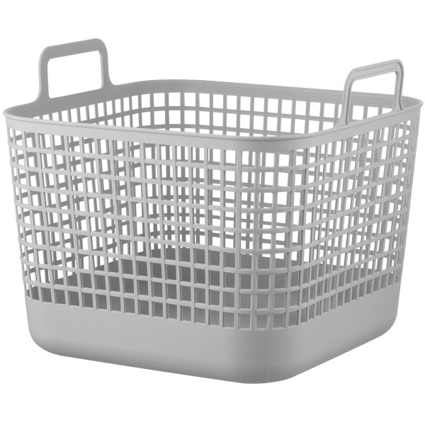 Кошик для зберігання ARDESTO 39x37x34.5см, 34л, пластик PP, cірий