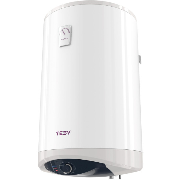 Водонагрівач електр. TESY Modeco Ceramic S круглий із теплообмінником GCV6S 804724D C21 TS2RCP, 80л, 2,4кВт, сухий тен, мех. кер-ння, B, білий
