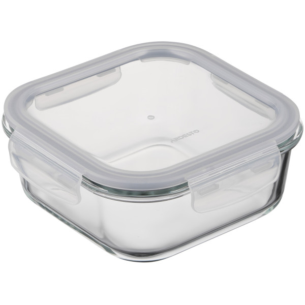 Контейнер для зберігання харчових продуктів ARDESTO Gemini 1.23л, боросилікатне скло, пластик, квадратний, прозорий