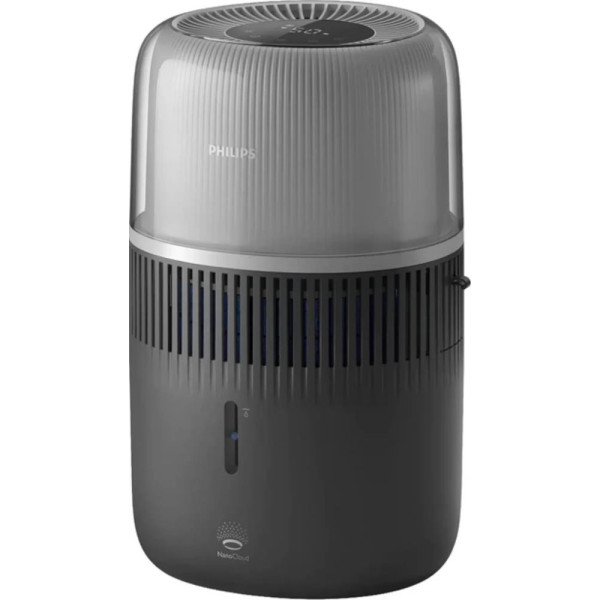 Зволожувач повітря Philips традиційне зволоження Series 4000, 44м2, 4,5л, 300мл/г, сенсорне, режим сну, нічник, чорний