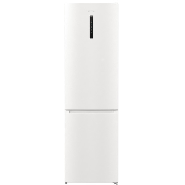 Холодильник з нижн. мороз. камерою Gorenje NRK6202AW4, 200х60х60см, 2 двері, 235( 96)л, А++, Total NF , Зона св-ті, Зовн. Диспл,