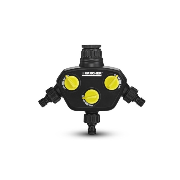 Розподільник для поливу Karcher, 3/4", 1", роздільник триканальний