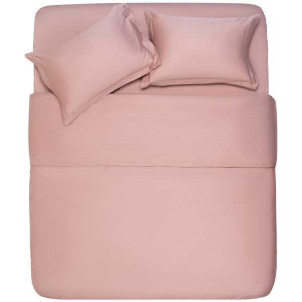 Простирадло ARDESTO Mix&Match Premium, 240x260см, 100% бавовна, сатин, рожевий світлий