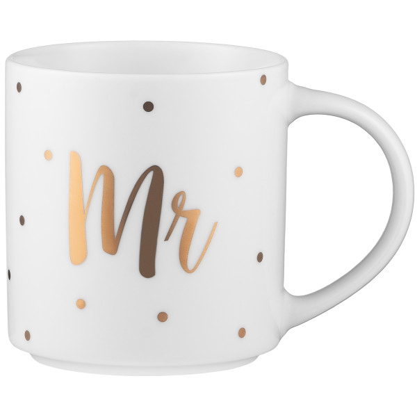 Чашка ARDESTO Mr, 280мл, порцеляна, білий