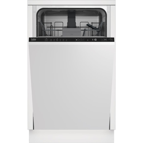 Посудомийна машина Beko вбудована, 10компл., A++, 45см, дисплей, білий