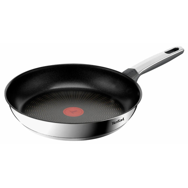 Сковорода Tefal Emotion+, 28см, нержавіюча сталь, бакеліт, чорний