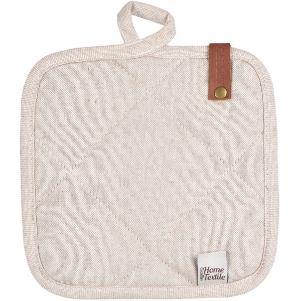 Прихватка ARDESTO Oliver, 20х20см, 100% бавовна, нап-ч: ватин, бежевий