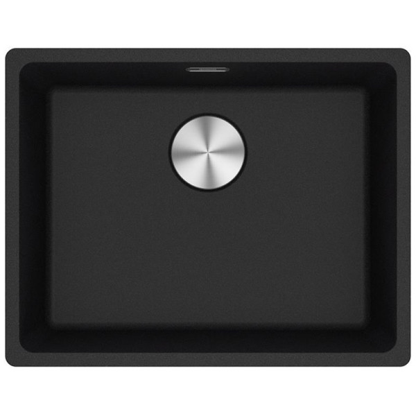 Мийка кухонна Franke Maris, фраграніт, прямокутник, без крила, 553х433х200мм, чаша - 1, врізна, MRG 110-52, онікс