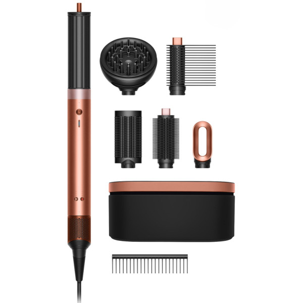 Стайлер Dyson Airwrap HS09 Co-anda2x Amber Silk, 1700Вт, темп.режимів-3, D -30,40mm, насадок-6, кейс, кераміка, бронзовий