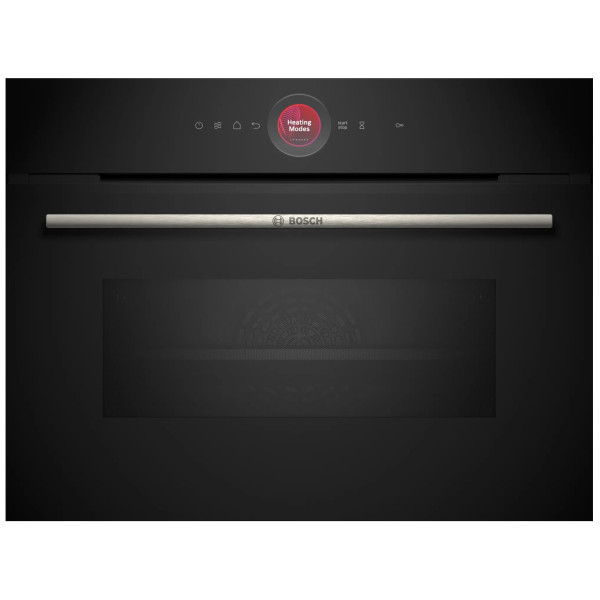 Духова шафа Bosch електрична компактна, 45л, A, дисплей, конвекція, ф-ція мікрохвиль, чорний