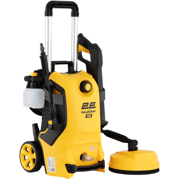 Мінімийка високого тиску 2E AquaClean 150plus 2000Вт 150бар 450л/год шланг 8м щітка патіо 8.84кг