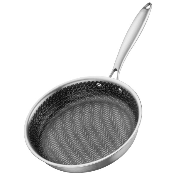 Сковорода ARDESTO Black Mars Avior, 24см, нержавіюча сталь Triply