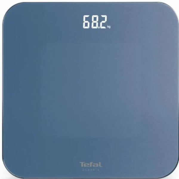 Ваги Tefal підлогові Classic, 180кг, AAAx3 в комплекті, скло, темно-синій