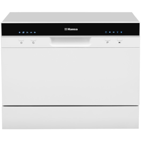 Посудомийна машина Hansa настільна, 6компл., A+, 55см, дисплей, білий