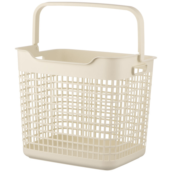 Кошик для білизни ARDESTO 38x29.5x33см, 26л, пластик PP, бежевий
