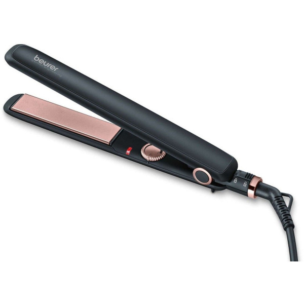 Випрямляч для волосся Beurer, темп 120-220°C, 35Вт, керам. турмалін, чорний