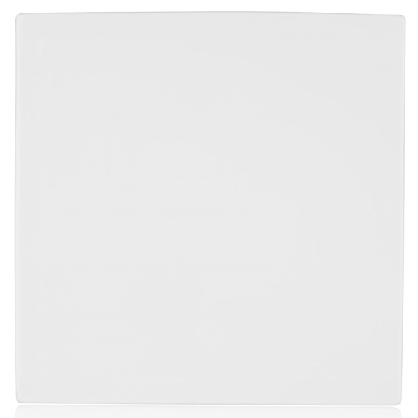 Тарілка десертна, ARDESTO Imola, 23х23см, порцеляна, квадратна, білий