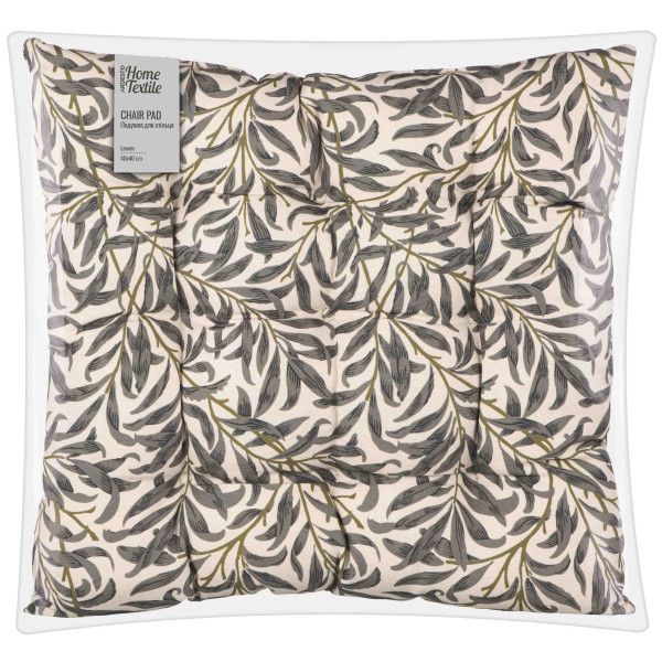 Подушка для стільця ARDESTO Leaves 40х40см, 90% поліестер, 10% бавовна