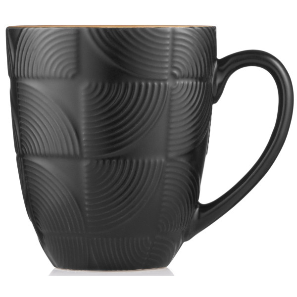 Чашка ARDESTO Dafne, 380мл, кераміка, чорний