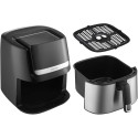 Мультипіч Sencor Vita Fryer, 1600Вт, чаша-6,5л, сенсорне керув., 10 програм, пластик, нерж. сталь-чорний