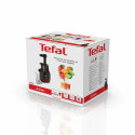 Соковитискач Tefal Juiceo шнековий 150Вт, чаша-0.8л, жмих-0.8л, насадка для цитрусових, пластик, червоно-чорний