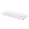 Форма для льоду з кришкою ARDESTO Fresh Cylinder, 27х9.5х3.8см, силікон, пластик, ліловий