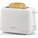 Тостер Gorenje, 850Вт, пластик/метал, білий