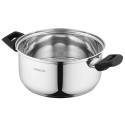 Каструля зі скляною кришкою ARDESTO Gemini Piemonte, 3.8л, нержавіюча сталь, бакеліт