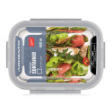 Контейнер для зберігання харчових продуктів ARDESTO Gemini 0.66л, боросилікатне скло, пластик, прямокутний, прозорий