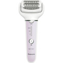 Епілятор Panasonic пінцетний, акумуляторний , пінцет.-60, волог.+сух., насадок-2, футляр , фіолетово-білий