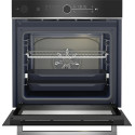 Духова шафа Beko електрична, 72л, A+, дисплей, конвекція, пара, телескопічні направляючі, нерж.