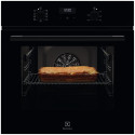 Духова шафа Electrolux електрична, 65л, A, дисплей, конвекція, телескопічні напрямні, чорний