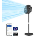 Вентилятор Philips підлоговий Series 3000, 40см, 48Вт, керування через смартфон, регулювання висоти, чорний