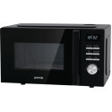 Мікрохвильова піч Gorenje, 20л, електр. керув., 800Вт, гриль, дисплей, 11 програм, чорний