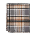 Плед ARDESTO Fleece 130x160см, 100% поліестер, клітинка, сірий