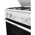 Плита Gorenje комбінована, 68л, 50x60см, емальовані реш, з кришкою, білий