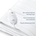 Електропростирадло Beurer, 150х80см, 60Вт, 3 режими, фліс, білий