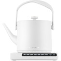 Електрочайник Catler 0.6л, Strix, заварник, нерж. сталь, підтримка температури, сенс. керув., білий