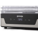 Сушарка для продуктів Gorenje 230Вт, піддонів - 5x2.8см, діаметр - 29см, макс - 75°С, електр.упр,білий