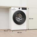 Пральна машина Gorenje фронтальна, 8кг, 1400, A++, 46см, дисплей, пара, Wi-Fi, білий
